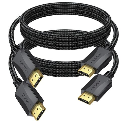 HDMI Cable 10 FT 2-Pack, 4K Computer TV HDMI CL3 Rated Cable 10FT- Shielding HDMI Computer Cord 165Hz Male to Male High Speed -HDCP2.2, HDR 3D ARC for PC, Monitor, PS5, PS4, Xbox Fire TV, & More in Kuwait