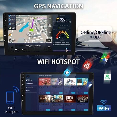 راديو ستيريو للسيارة Android 14 Double Din لسيارة Chevy Suburban 1500 2500 3500 2003-2006، 7 بوصات راديو سيارة مع تشغيل لاسلكي Android Auto GPS WiFi Bluetooth RDS DSP SWC Mic كاميرا احتياطية in Kuwait