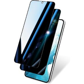 2 Pack Privacy Screen Protector for Samsung Galaxy S22 Plus/S22+|Anti-Spy Tempered Glass, Anti-Scratch, 9H Hardness & Easy Installation in Saudi Arabia