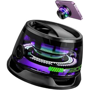G200 Magnetic Bluetooth Speaker with RGB Light, Portable Wireless Mini Speaker Bluetooth, Phone Stand for Metal Surface, Small Speakers for Camping, Room, Bike, Car, Gift for Teens in Kuwait