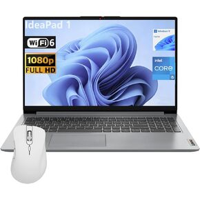 Lenovo IdeaPad 15.6 بوصة FHD صديق للبيئة، كمبيوتر محمول نحيف، Office 365 للويب، ذاكرة الوصول العشوائي 8 جيجابايت 256 جيجابايت SSD، Intel 10-Core i5-1335U(Beat Ryzen 7 7730U)، كاميرا الخصوصية، Wi-Fi 6، Win11، الأعمال والطلاب-المنزل in Kuwait