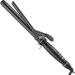 9mm Thin Curling Iron Wand Hair Curler, SAOSA 3/8 Small Barrel Hair Curler Wand with Professional Ceramic Tourmaline Barrel for Shiny Smooth Curls and Waves, Small Tongs for Short & Long Hair in Saudi Arabia