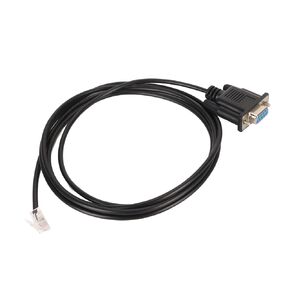 Sorandy RS232 DB9Pin أنثى إلى RJ11 RJ12 6P6C LAN شبكة كابل وحدة التحكم التسلسلية، موصل غلاف معدني محمي بالكامل مع أسلاك PVC، مثالي لمحرك السائر in Kuwait