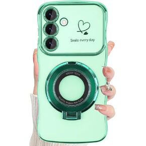 حافظة DAKORIE لهاتف Samsung Galaxy S25 FE مع مسند وغطاء واقٍ Love S25 FE لهاتف Galaxy S25 FE 5G 2025 Women - أرجواني داكن in Kuwait