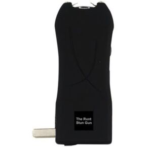 Runt 20 Million Volt Rechargeable BLACK Self Defense Hand Stun Gun with Holster in Saudi Arabia