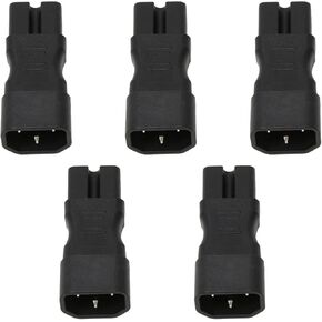 5Pcs Computer Power Extension Cord, 10A 250V 2.5A 250V 2500W IEC0 C14 to IEC0 C15 Converter Power Supply Plug Adapter for PDU Chassis Laptop UPS Socket in Kuwait