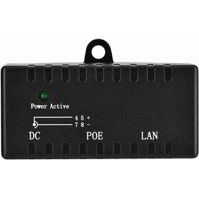 POE Splitter, Power Supply for AP 10M/100Mbs Network Speed POE Adapter Antiwear and for LAN Network (White) in Kuwait