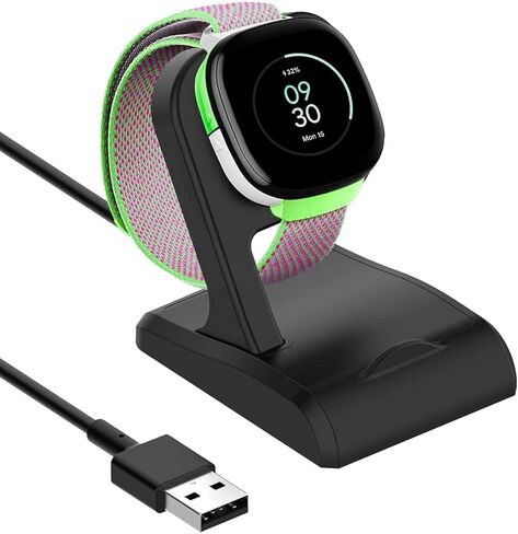 Charger for Google Fitbit Ace LTE, Kids Smart Watch Charging Stand Dock with 3.3ft USB Cable Cord in Saudi Arabia