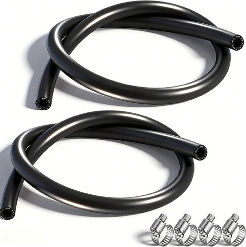 1 Pack 27232 11/32 Inch x 36 Inch (85 PSI) Brake Booster Vacuum Hose with 2 Pcs Stainless Steel Clamps, Brake Booster Hose for Passenger Cars and Light Trucks, Auto Vacuum Hose in Saudi Arabia