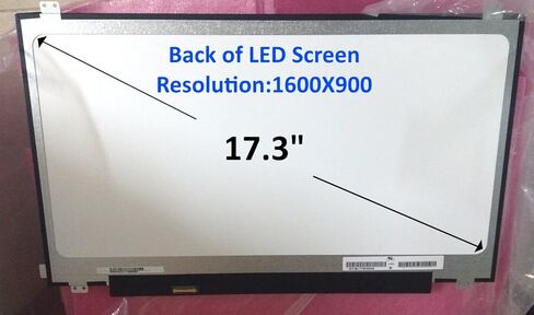 New LCD Replacement Screen 17.3 Inch (with Brackets) N173FGA-E34 HD+ 1600x900 30 Pin Matte for Asus Vivobook 17 X712J for Laptop/Display/Screen/LCD Application in Saudi Arabia