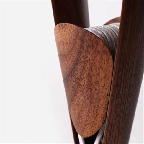 Headphone Stand Hanging Headphone Stand, Walnut Headphone Stand Desktop Headphone Stand, Supports Dual Headphone Suspension, Suitable for PC Games, Office Headphone Stand in Saudi Arabia