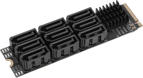 SUNGOOYUE M.2 to 3.0 Adapter Efficient 9 Port Expansion Card for SSDs and Hard Drives Compatible with OS XLinux PCBS Material in Kuwait
