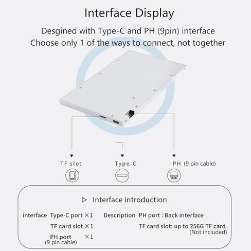 شاشة LCD مقاس 8 بوصات من WOWNOVA داخل شاشة حافظة الكمبيوتر الشخصي (تمت إضافة وضع سطح المكتب)، كابل 1 انقر 1 لبدء تشغيل شاشة عرض درجة حرارة الكمبيوتر، لوحة مستشعر لحافظة الكمبيوتر الداخلية مع شاشة (أسود) in Kuwait