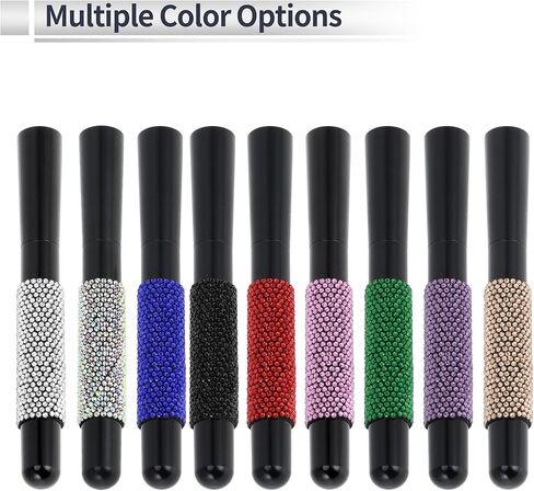 1 Set Universal Car Signal Antenna 4.72" Bling Rhinestone Polished Finish Antenna for Decoration Aluminum Alloy Material Pink in Kuwait