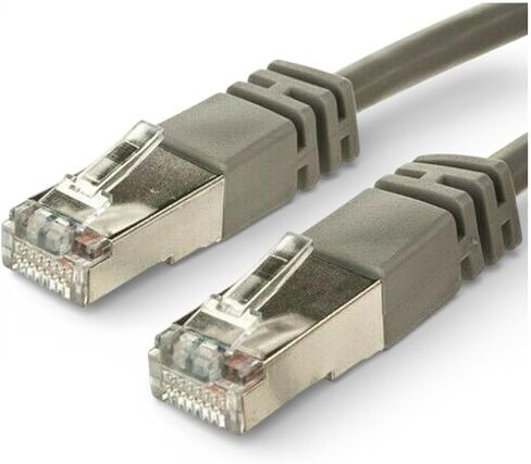2 حزمة - 1ft محمية STP CAT5e إيثرنت شبكة راوتر التصحيح كابل الحبل الرمادي تنوعا الحبل العالمي دائم موثوق استبدال جزء الأجهزة المنزلية ترقية مكون الصيانة in Saudi Arabia