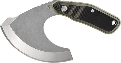 Gerber Gear Downwind Ulu - سكين Ulu مع غمد لمعدات الصيد - أسود in Kuwait