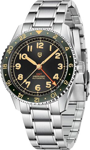 Pagani Design Watches for Men Automatic Mechanical GMT Watch Japan NH34 Movement Stainless Steel 40mm Waterproof Diver Business Men's Wrist Watches in Saudi Arabia