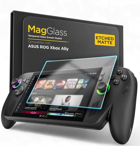 واقي شاشة magglass لجهاز ROG Xbox Ally X غير لامع (2025) مضاد للتوهج، زجاج مقسى مقاوم لبصمات الأصابع in Saudi Arabia