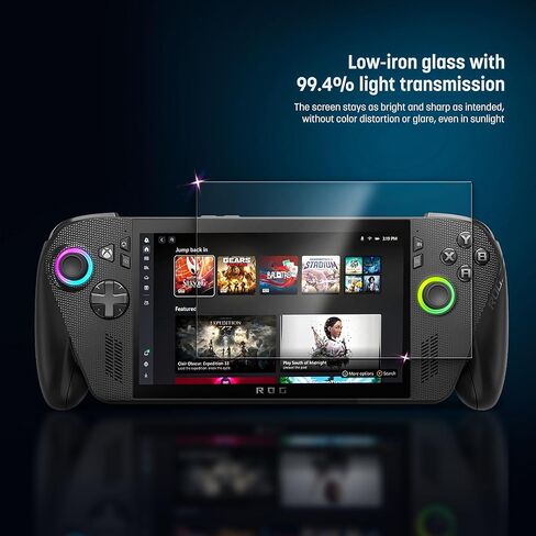 واقي شاشة magglass لجهاز ROG Xbox Ally X غير لامع (2025) مضاد للتوهج، زجاج مقسى مقاوم لبصمات الأصابع in Saudi Arabia