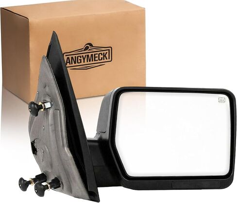 مرآة سحب جانبية للطاقة للجانب الأيمن (جانب الركاب) RH لـ 2004 2005 2006 2007 2008 Ford F150 مرآة الرؤية الخلفية اليدوية قابلة للطي يدويًا ساخنة in Saudi Arabia
