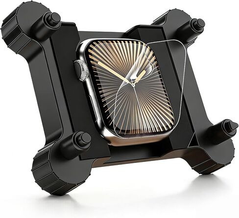 واقي شاشة لساعة Apple (عبوة من قطعتين)، متوافق مع طبقة TPU مع 42 مم Apple Watch Series 11 (2025)/Series 10، شفاف عالي الدقة، مضاد للخدش، خالي من الفقاعات، تغطية كاملة، صديق للحافظة in Kuwait