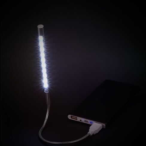 2 قطعة مصابيح قراءة طاولة USB مع أضواء حماية العين المرنة لأجهزة الكمبيوتر المحمول والدراسة الليلية والتغذية المحمولة والضوء الأبيض الساطع لون عشوائي in Saudi Arabia