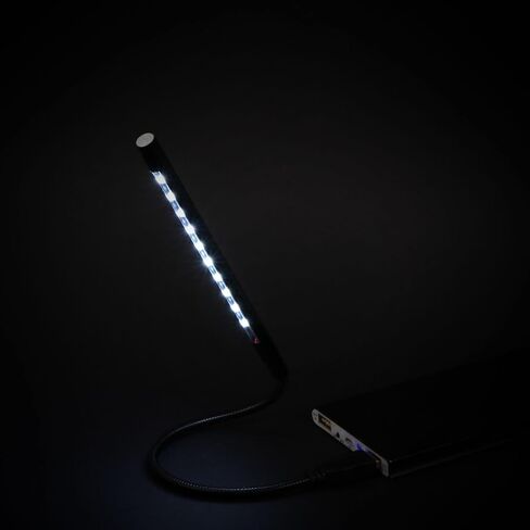 2 قطعة مصابيح قراءة طاولة USB مع أضواء حماية العين المرنة لأجهزة الكمبيوتر المحمول والدراسة الليلية والتغذية المحمولة والضوء الأبيض الساطع لون عشوائي in Saudi Arabia