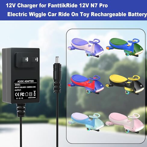 شاحن 12 فولت لسيارة FanttikRide الكهربائية المتذبذبة المتوافقة مع سلك محول الطاقة FanttikRide N7 Pro in Saudi Arabia