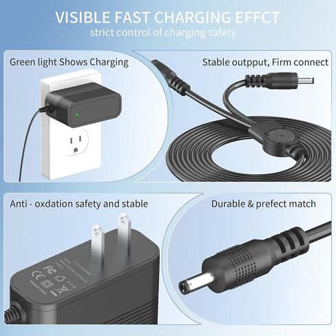 8.4V Charger for 7.4V Lithium Ion Battery Heated Gloves Replacement for Cauasock, JS Lifestyle, WEIVIOQ, Waestcia Heated Gloves Charger Adapter in Saudi Arabia