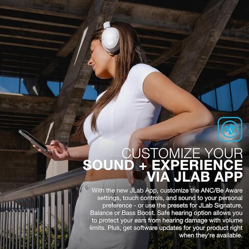 JLab Cloud White Bundle, JBuds Lux ANC Wireless Headphones, Go Air Pop+ True Wireless Bluetooth Earbuds in Saudi Arabia