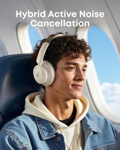 Soundcore Q30 by Anker, Hybrid Active Noise Cancelling Headphones, Multiple Modes, Hi-Res Audio, Custom EQ via App, 50H Playtime, Comfortable Fit, Bluetooth, Multipoint Connection (Renewed) in Kuwait