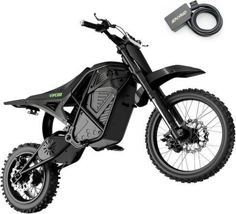 H3 Electric Dirt Bike for Teens and Adults, 3500W Electric Motorcycle, Up to 40MPH / 45° Slope / 45 Miles Range, 14"/12" Fat Tire E Dirt Bike with Nitrogen Suspension Fit Age 13+ in Saudi Arabia