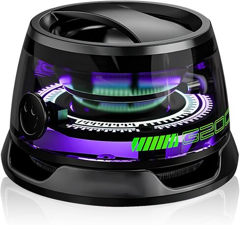G200 Magnetic Bluetooth Speaker with RGB Light, Portable Wireless Mini Speaker Bluetooth, Phone Stand for Metal Surface, Small Speakers for Camping, Room, Bike, Car, Gift for Teens in Kuwait