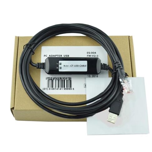 CT-USB-Cable مناسب لمحول التردد CT SK SP M سلسلة تصحيح الأخطاء كابل بيانات كابل برمجة كابل اتصال كابل تنزيل عام 3 متر in Saudi Arabia