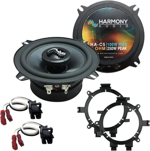 Harmony Audio HA-C5 Compatible with Chevy Silverado Pickup 1999-2013 Front Door Replacement Premium Speakers in Saudi Arabia