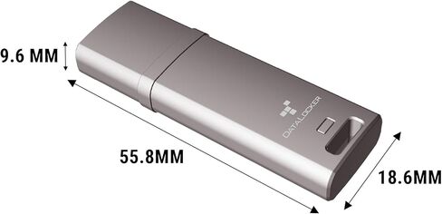 DataLocker DL GO Encrypted USB Flash Drive | USB 3.2 Gen 1 | AES 256-bit XTS | FIPS 197 | IP68 Rugged | TAA Compliant - 16GB in Saudi Arabia