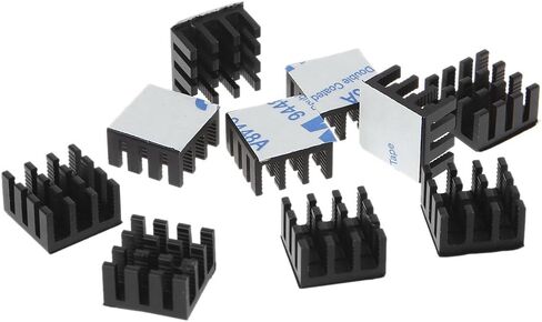 10 قطع المبرد 14x14x8 مللي متر الألومنيوم بالوعة الحرارة برودة المبرد للتبريد 4 GPU IC رقائق LED in Kuwait