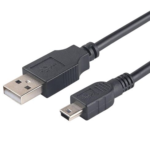 GONOLOWAY استبدال IFC-400PCU USB2.0 5Pin كابل USB صغير سلك نقل البيانات لكاميرات Canon PowerShot/Rebel/EOS/DSLR وكاميرات الفيديو (4.9 قدم) in Saudi Arabia