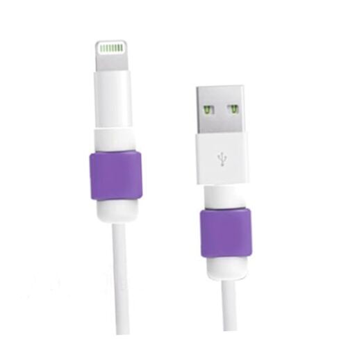 USB Cable Saver Protective Cover 5/5s/6/6s Compatible Metal Aluminum 4pcs Cable Protector in Saudi Arabia
