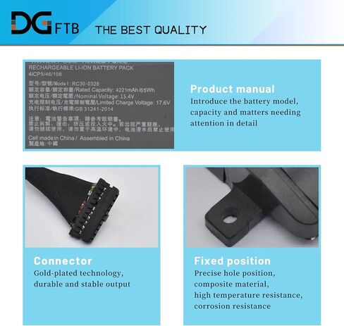 DGFTB RC30-0328 RZ09-0328 بطارية كمبيوتر محمول لـ Razer Blade 15 Base Edition 2020 2021 RTX 2060 3060 i7-10750H RZ09-0328 RZ09-0351 RZ09-03287E22-R341 RZ09-03287W22-R3W1 RZ09-03286W22-R3W1 in Kuwait