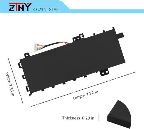 C21N1818-1 Battery Replacement for ASUS VivoBook 15 X512 X512DA X512DK X512FA X512FB X512FJ X512FL X512J X512JA X512JF X512JP X512U X512UA X512UB X512UF K512 K512FA K512J K512JA K512JP F512DA F512FA in Kuwait