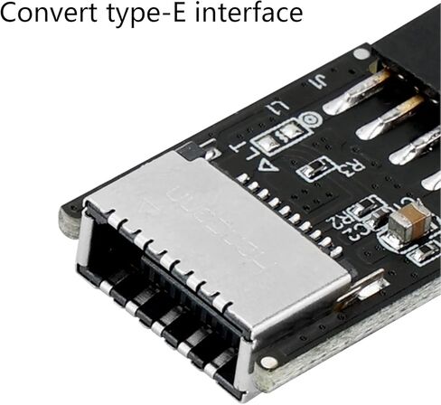 USB اللوحة الأمامية محول نوع-E أنثى إلى USB 2.0 9 دبوس شاحن أنثي رأس للكمبيوتر اللوحة الأم نوع E محول اللوحة الأم محول in Kuwait