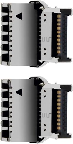 موصلات داخلية USB 3.2 من النوع E بزاوية 90 درجة محول منفذ ذكر وأنثى بسرعة 20 جيجابت في الثانية تركيب اللوحات الأم على اللوحة الأمامية in Kuwait