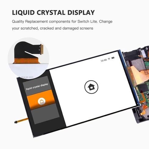 INGQI Replacement for Nintendo Switch Lite LCD Screen Display 5.5" HDH-001 in Saudi Arabia