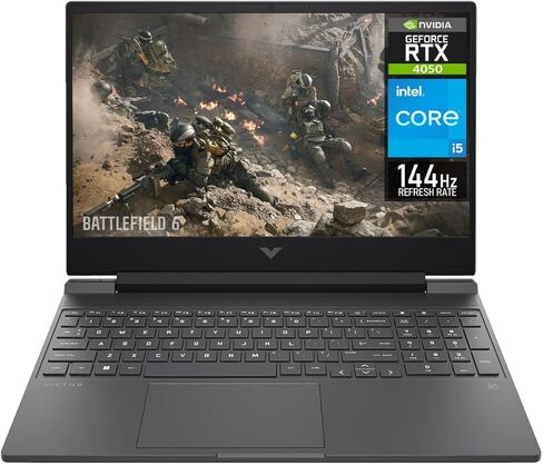 كمبيوتر محمول HP NVIDIA GeForce RTX 4050 Gamer Victus 13420H 16GB RAM 512GB SSD 15.6 "Windows 11 Home English Keyboard in Kuwait