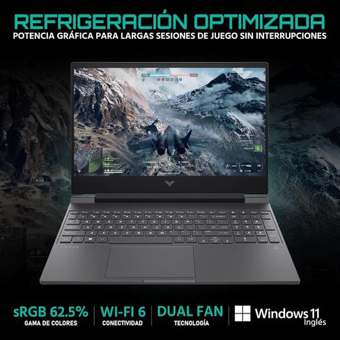 كمبيوتر محمول HP NVIDIA GeForce RTX 4050 Gamer Victus 13420H 16GB RAM 512GB SSD 15.6 "Windows 11 Home English Keyboard in Kuwait