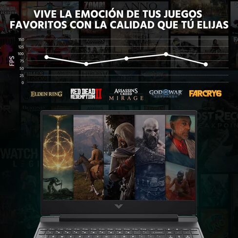 كمبيوتر محمول HP NVIDIA GeForce RTX 4050 Gamer Victus 13420H 16GB RAM 512GB SSD 15.6 "Windows 11 Home English Keyboard in Kuwait