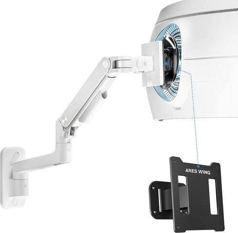ARES WING Wall Mount Monitor Arm & VESA Adapter for Samsung Neo G9, G65B, G70A, G75T, G85NB, CRG9, CHG9, CHG90, and Odyssey G9 Monitors in Kuwait
