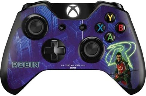 ملصق Skinit المخصص للألعاب متوافق مع وحدة تحكم Xbox One - تصميم Warner Bros Robin Gotham Knights المرخص رسميًا in Kuwait