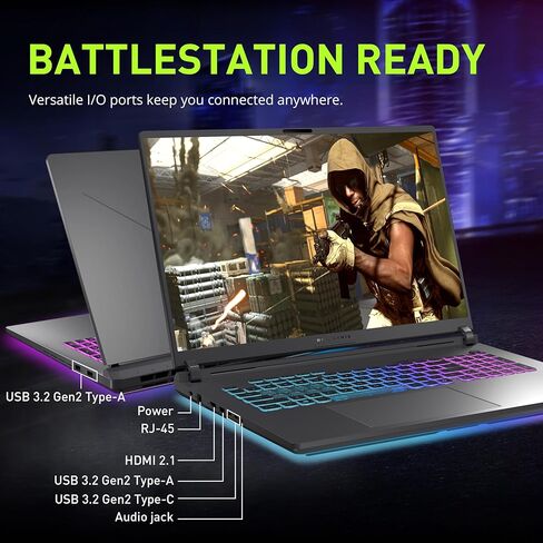 ASUS ROG Strix G18 18" 2.5K 240Hz Gaming Laptop, Intel Ultra 9 275HX, GeForce RTX 5070 Ti 12GB GDDR7, 32GB DDR5, 3TB Storage (2TB SSD+1TB Docking Station), Backlit Keyboard, Wi-Fi 7, Win 11 Pro, Gray in Saudi Arabia